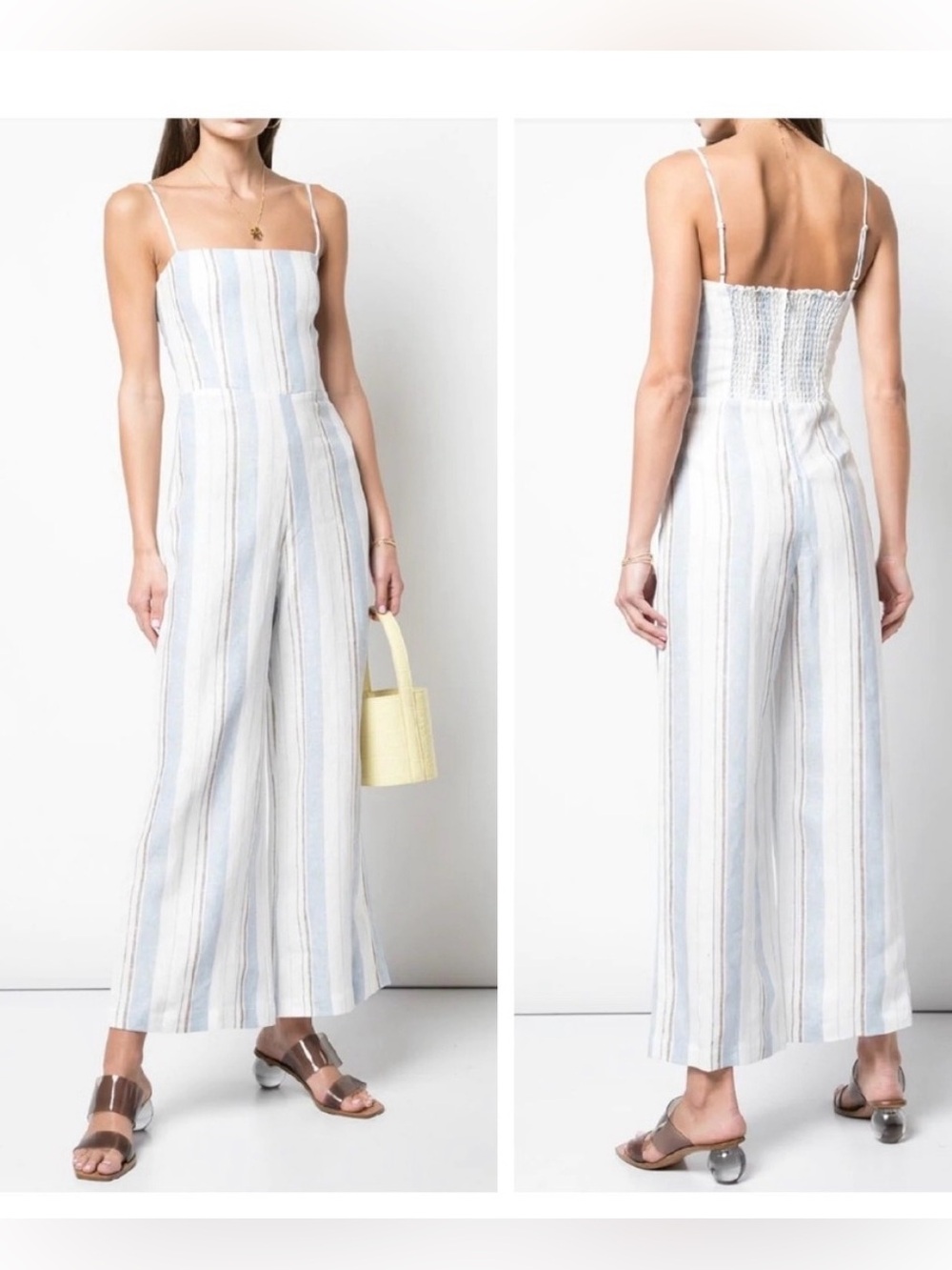 Reformation The Elm Jumpsuit Linen 4